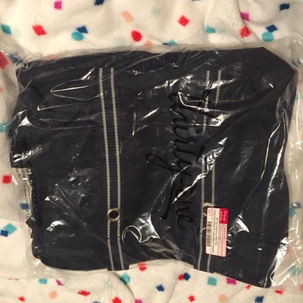 Black Zip Top Utility Tote